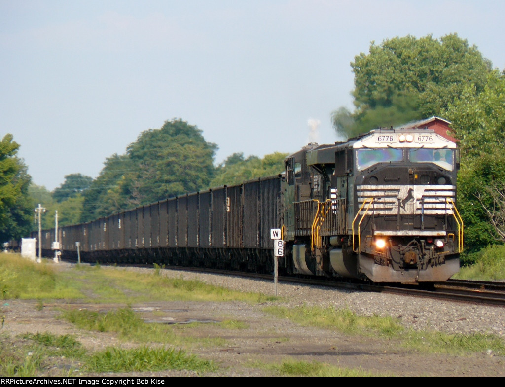 Train 875 westbound at MP 86